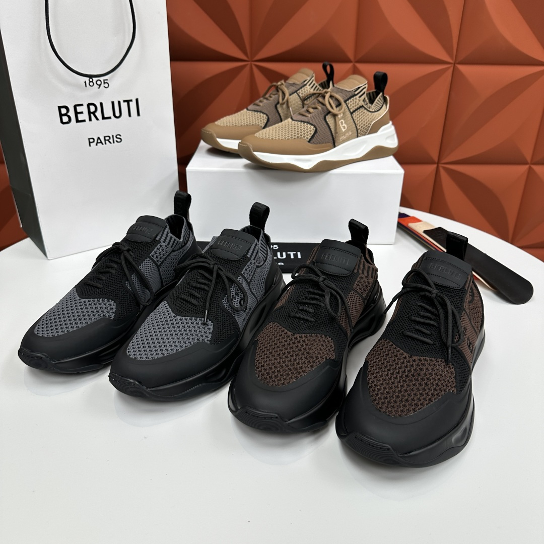 💋💍Berlut* 布鲁提新品  Shadow飞织运动鞋  原版开发打造   官方  11,200  巴