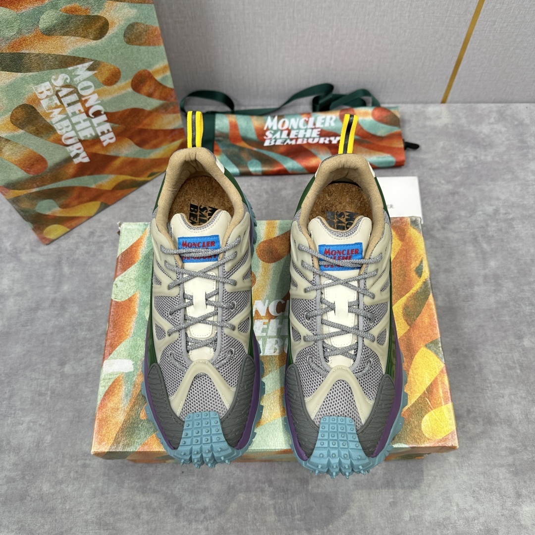 💋💍Moncle* 蒙-口 春夏新品 Trailgrip GTX男士运动鞋 官方 6050