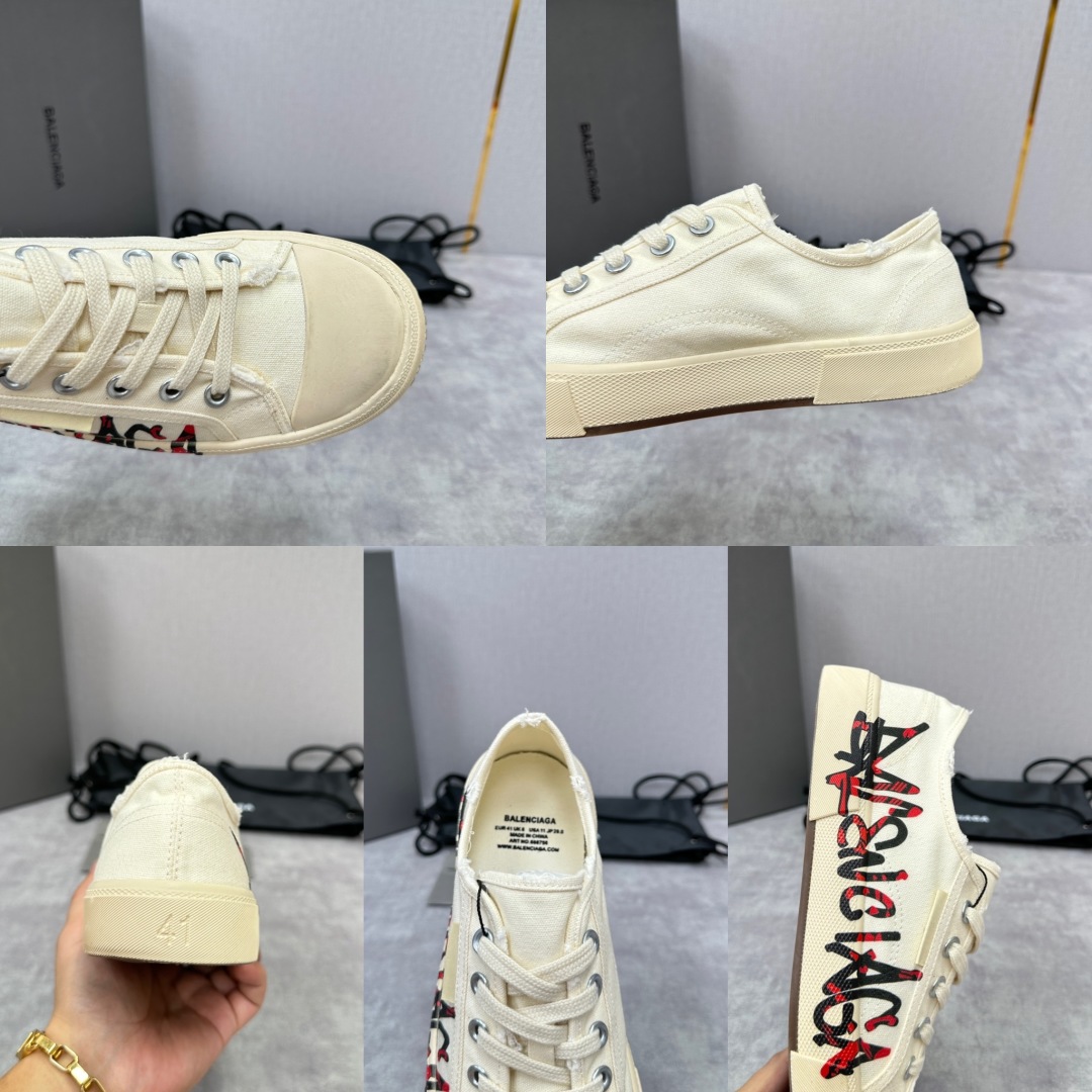 💋💍Balenciag*  巴黎-世家 新品帆布鞋     官方  6,700   半包做旧帆布鞋 亮相