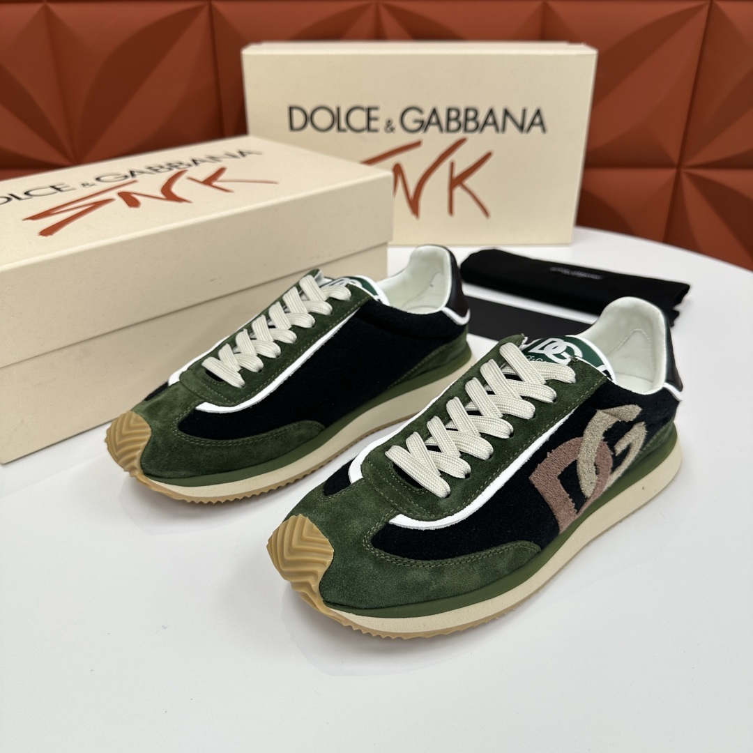 💋💍DG 家新品 Dolce &Gabban* 杜嘉~班纳 Cushion 毛巾棉拼接材质休闲运