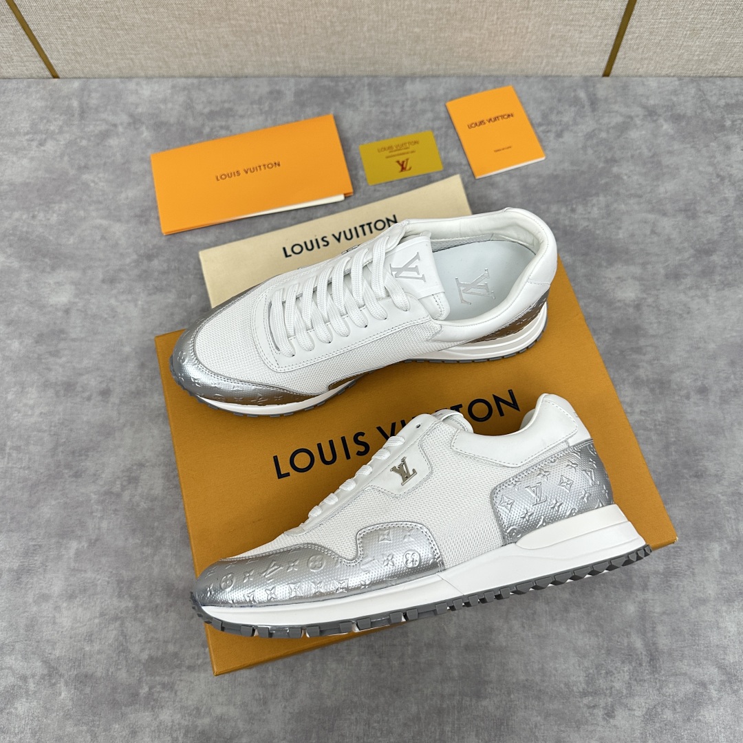 💋 💍 L 家新品  L*V 路易-威登  新款 RUN AWAY 男士运动鞋  科技与经典碰撞的时尚新
