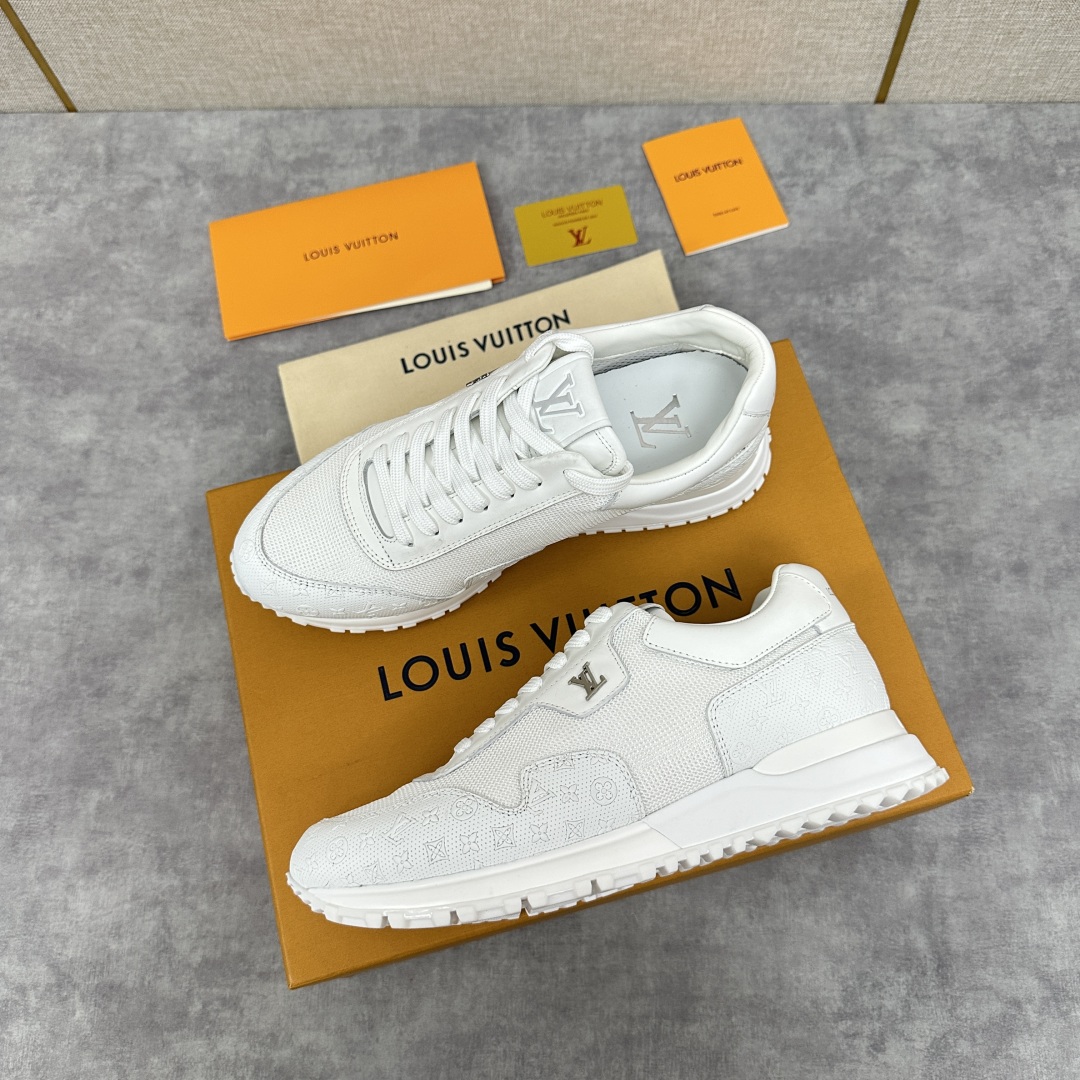 💋 💍 L 家新品  L*V 路易-威登  新款 RUN AWAY 男士运动鞋  科技与经典碰撞的时尚新