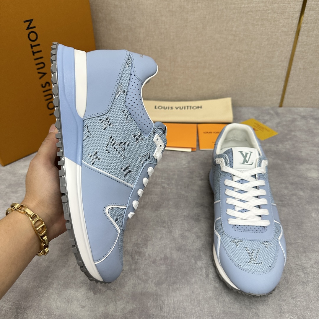 💋 💍 L 家新品  L*V 路易-威登  新款 RUN AWAY 男士运动鞋  潮流与经典的完美融合 