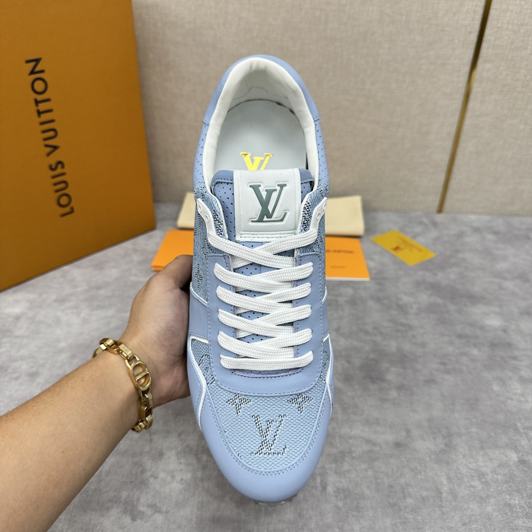 💋 💍 L 家新品  L*V 路易-威登  新款 RUN AWAY 男士运动鞋  潮流与经典的完美融合 