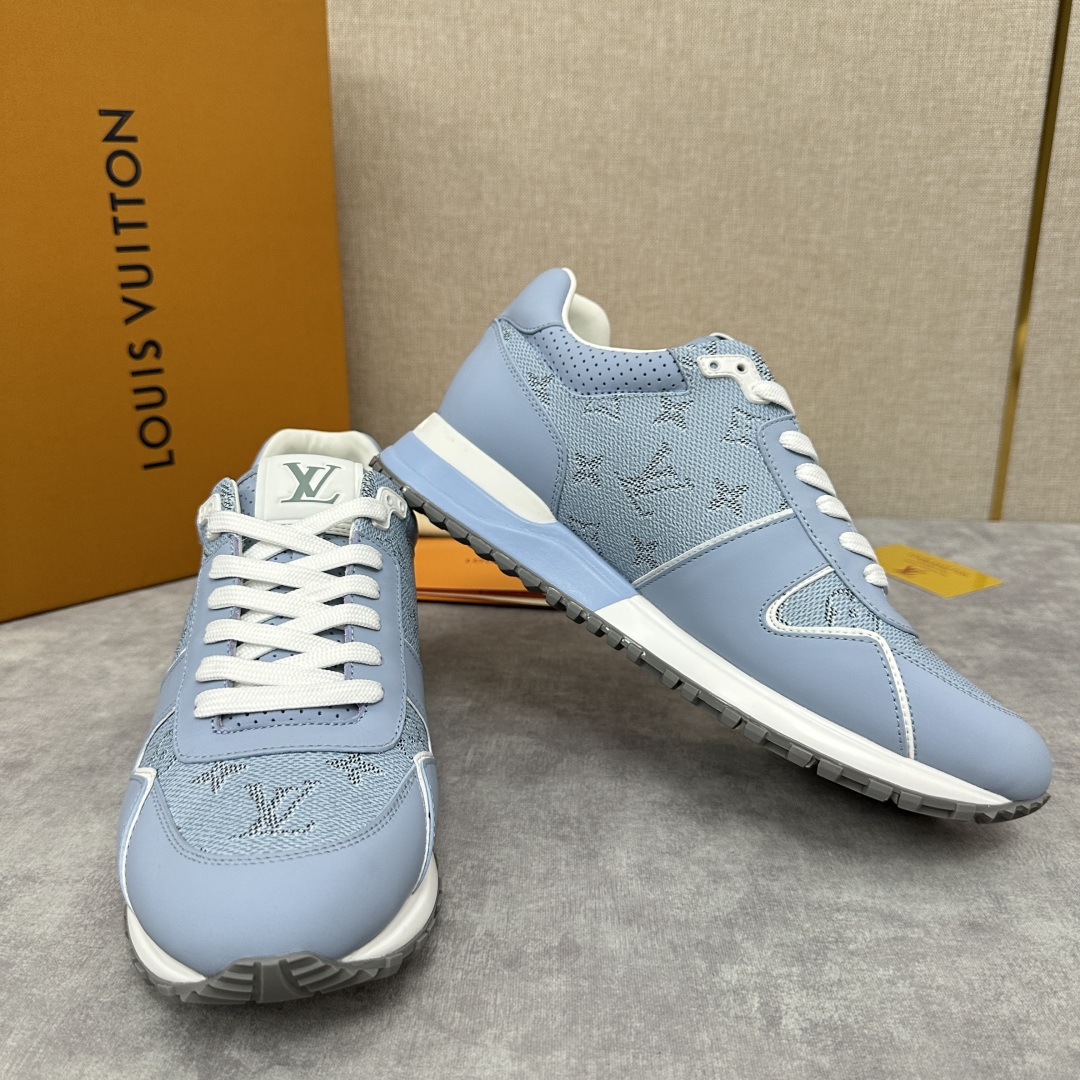 💋 💍 L 家新品  L*V 路易-威登  新款 RUN AWAY 男士运动鞋  潮流与经典的完美融合 