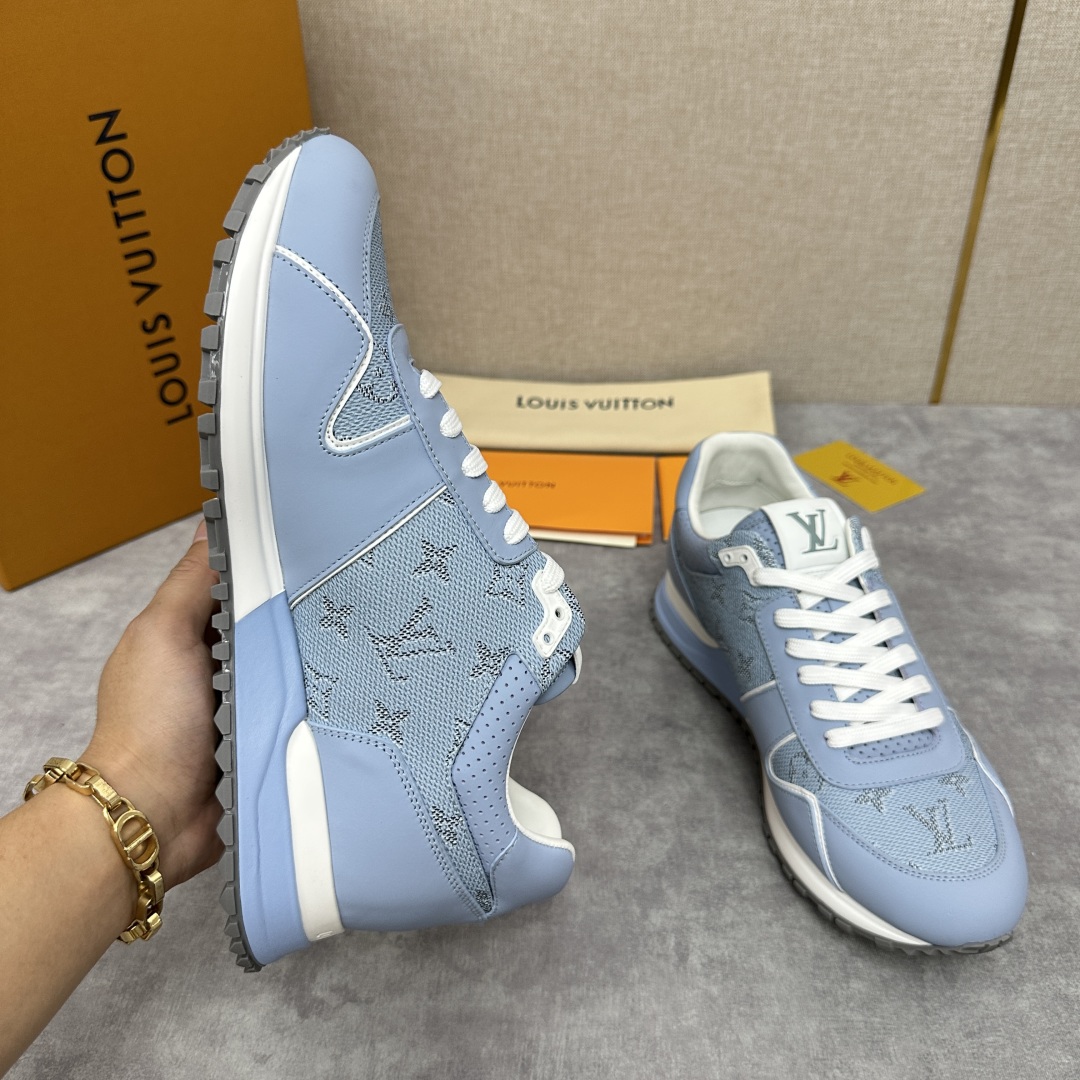 💋 💍 L 家新品  L*V 路易-威登  新款 RUN AWAY 男士运动鞋  潮流与经典的完美融合 