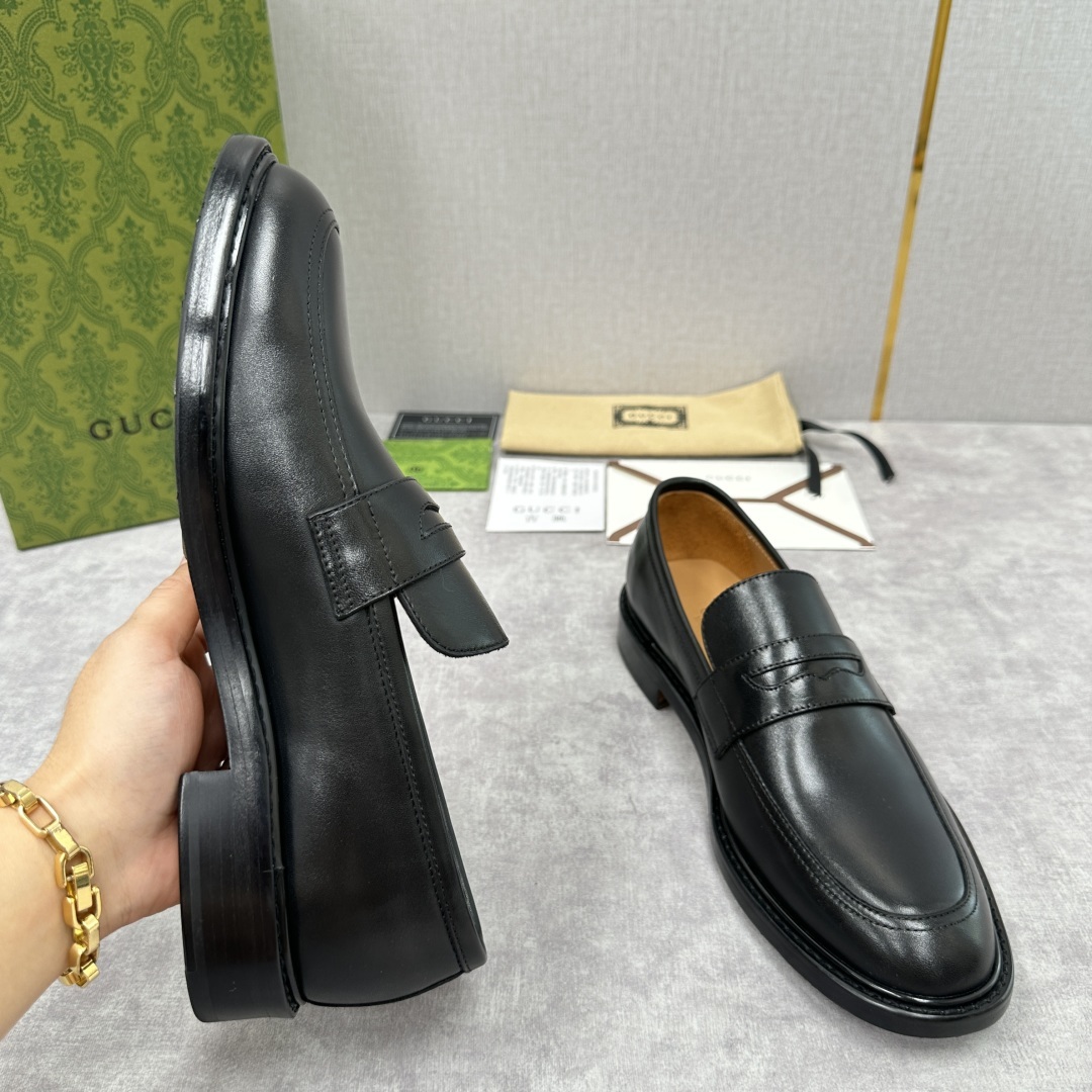 💋💍G家 GUCC* 新品男士马衔扣乐福鞋皮鞋 官方8,900 古-驰乐福鞋,重塑经典时尚
