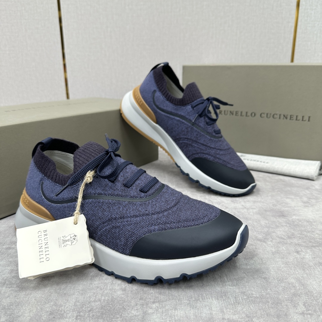 💋💍BC 新品 Brunello Cucinell* 针织运动鞋系列 官方 9,600