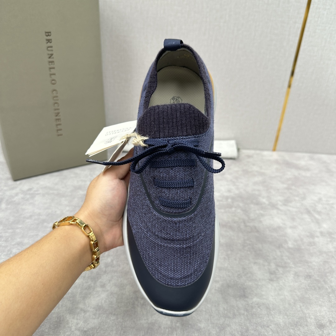 💋💍BC 新品 Brunello Cucinell* 针织运动鞋系列 官方 9,600