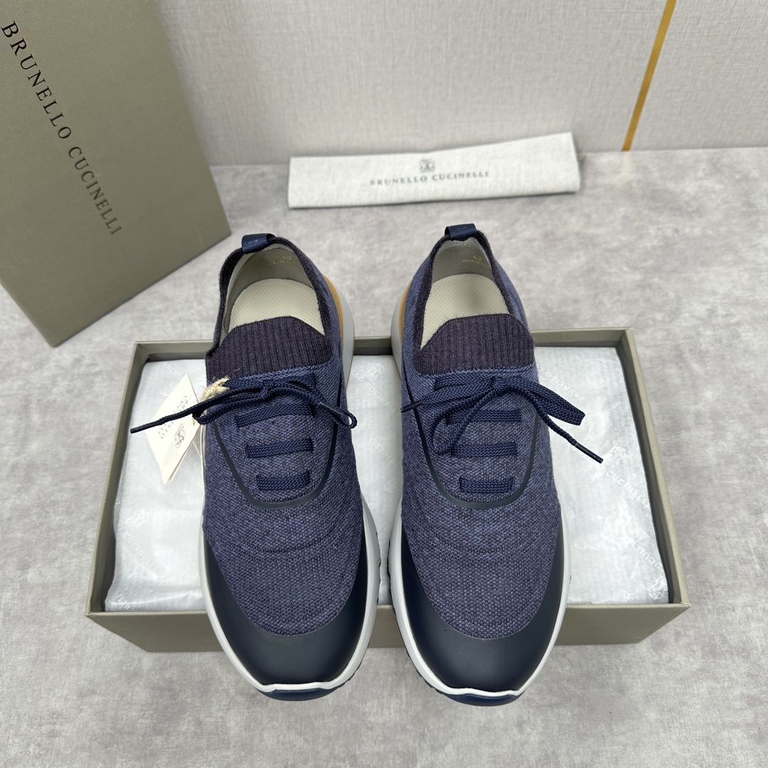 💋💍BC 新品 Brunello Cucinell* 针织运动鞋系列 官方 9,600