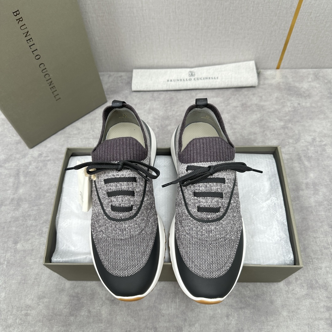 💋💍BC 新品 Brunello Cucinell* 针织运动鞋系列 官方 9,600