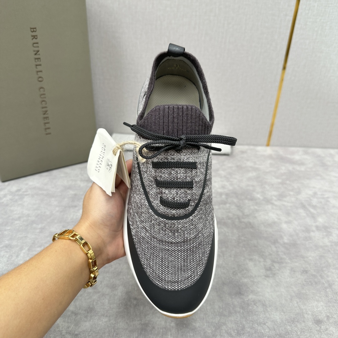 💋💍BC 新品 Brunello Cucinell* 针织运动鞋系列 官方 9,600