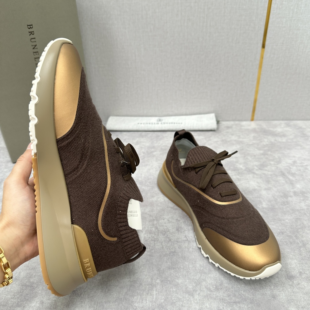 💋💍BC 新品 Brunello Cucinell* 针织运动鞋系列 官方 9,600