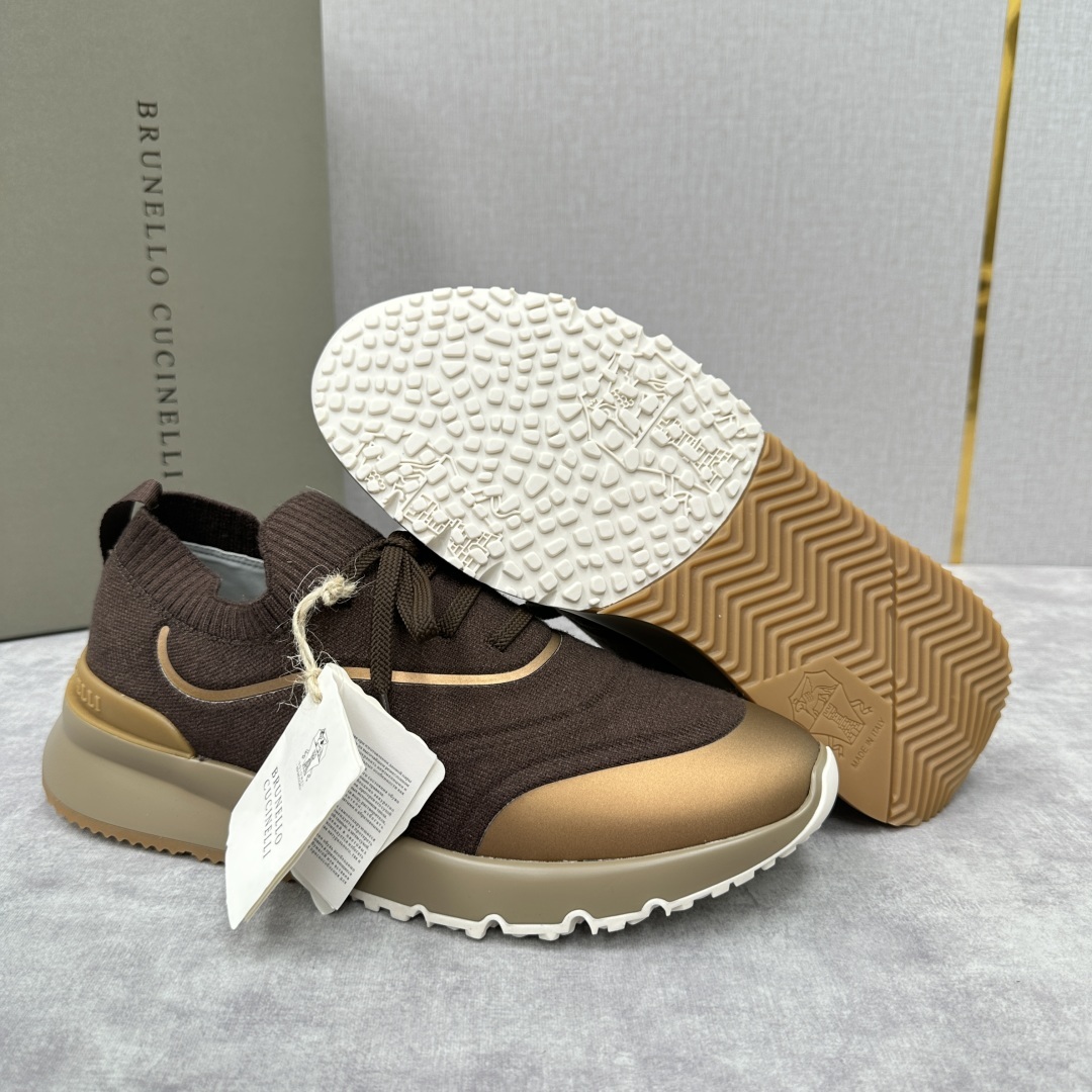💋💍BC 新品 Brunello Cucinell* 针织运动鞋系列 官方 9,600