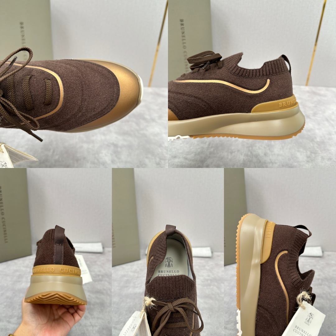 💋💍BC 新品 Brunello Cucinell* 针织运动鞋系列 官方 9,600