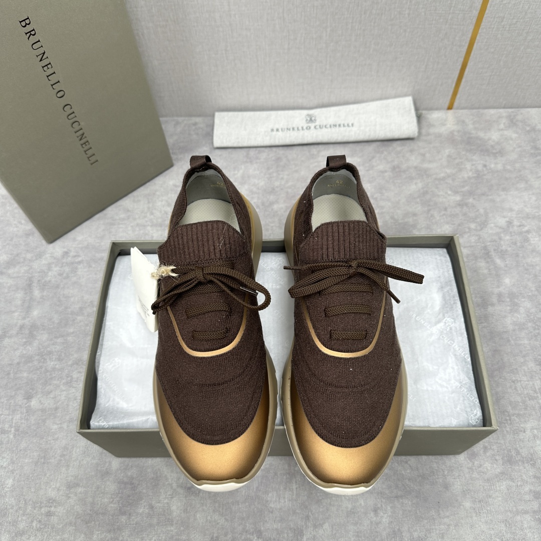💋💍BC 新品 Brunello Cucinell* 针织运动鞋系列 官方 9,600