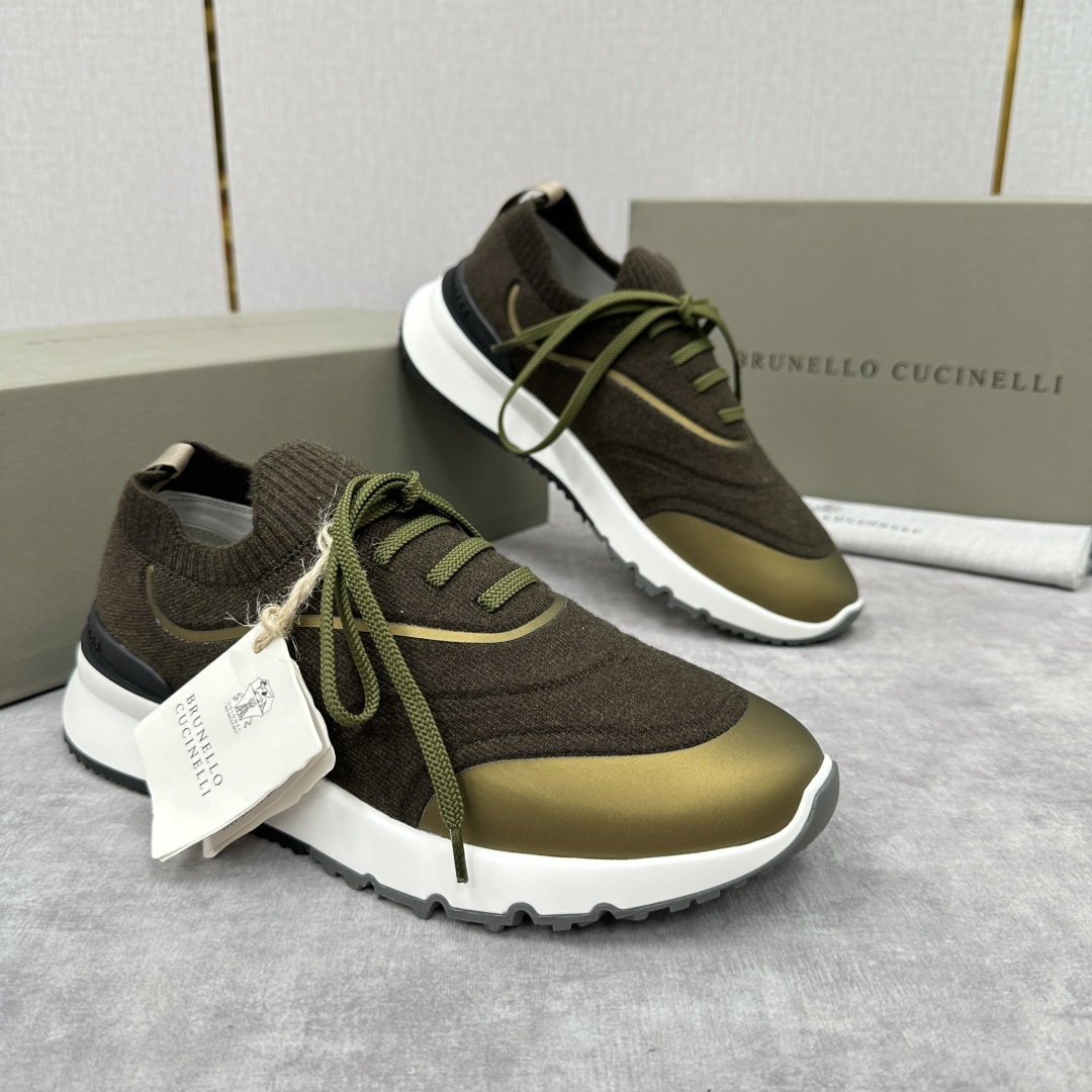 💋💍BC 新品 Brunello Cucinell* 针织运动鞋系列 官方 9,600