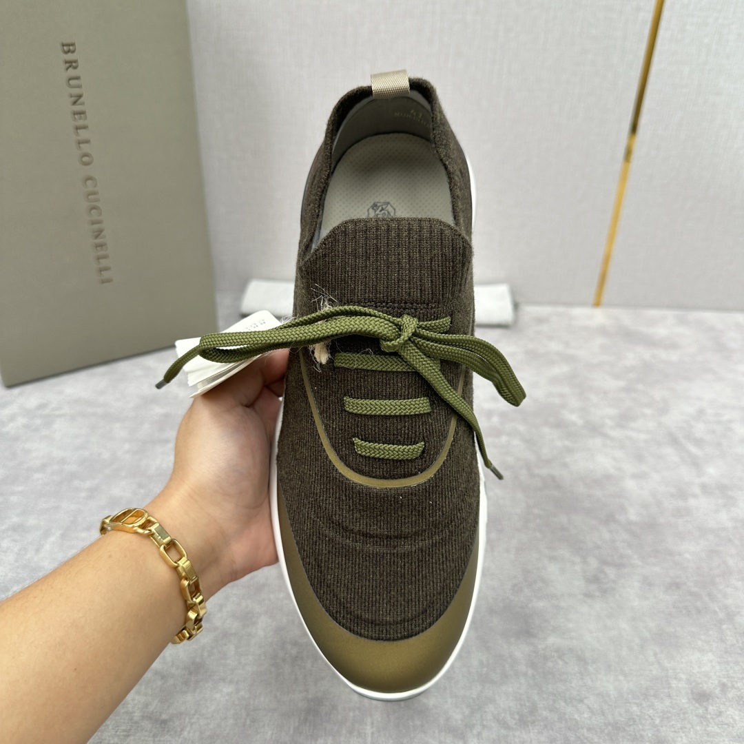 💋💍BC 新品 Brunello Cucinell* 针织运动鞋系列 官方 9,600