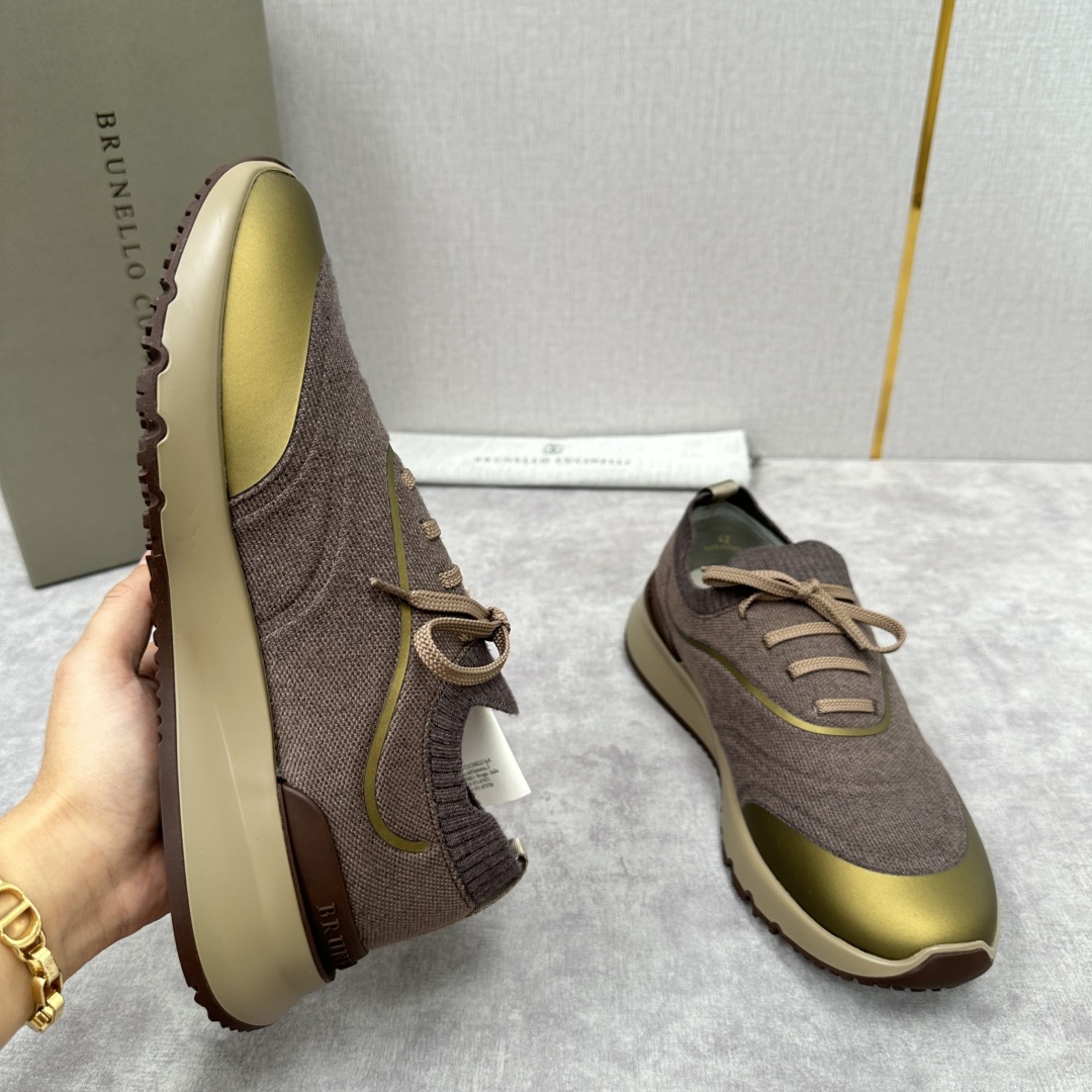 💋💍BC 新品 Brunello Cucinell* 针织运动鞋系列 官方 9,600