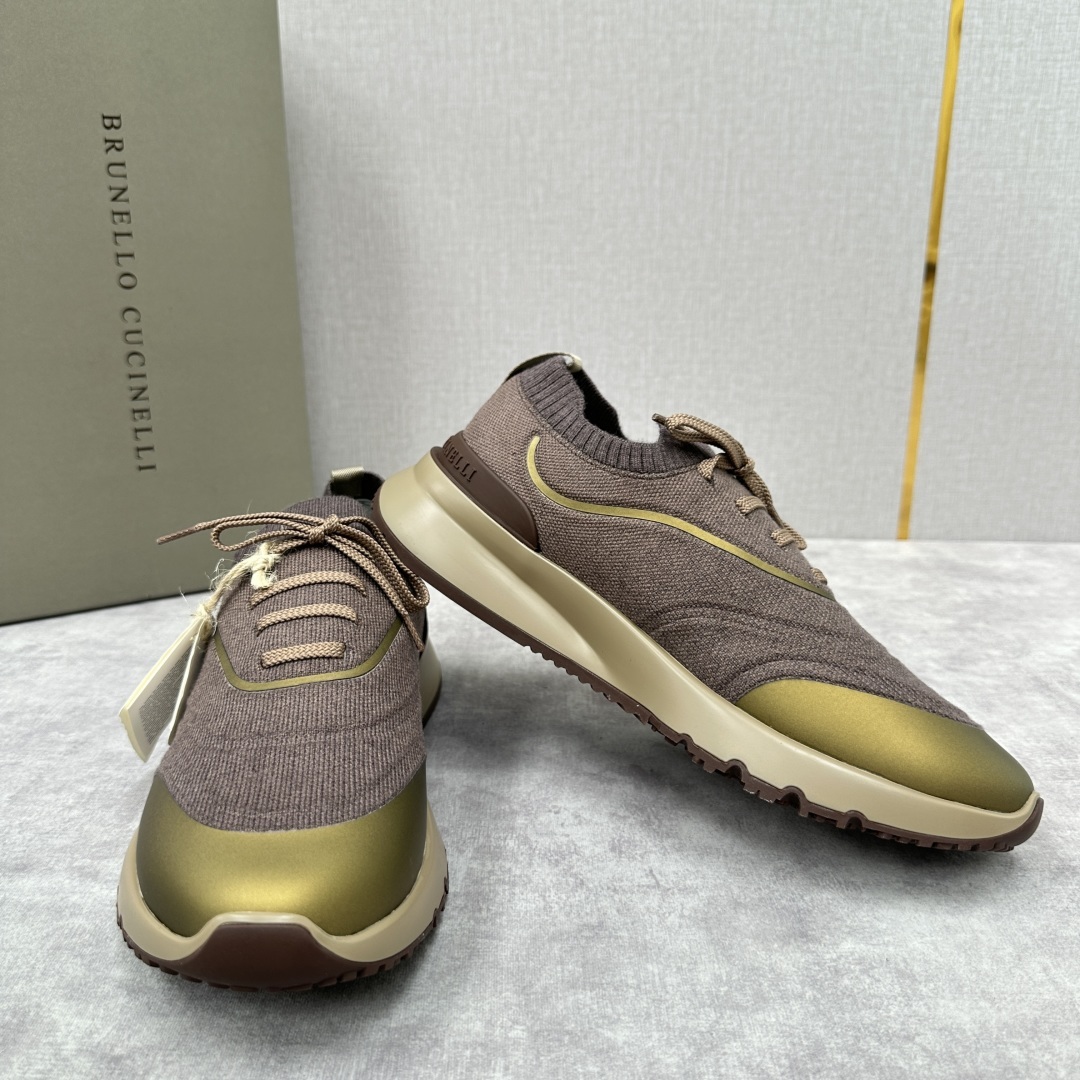 💋💍BC 新品 Brunello Cucinell* 针织运动鞋系列 官方 9,600