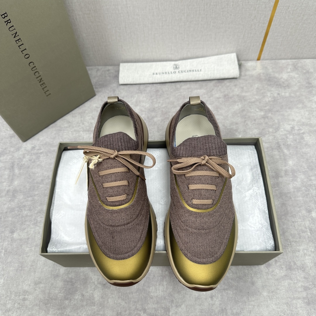 💋💍BC 新品 Brunello Cucinell* 针织运动鞋系列 官方 9,600