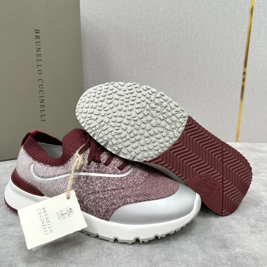 💋💍BC 新品 Brunello Cucinell* 针织运动鞋系列 官方 9,600