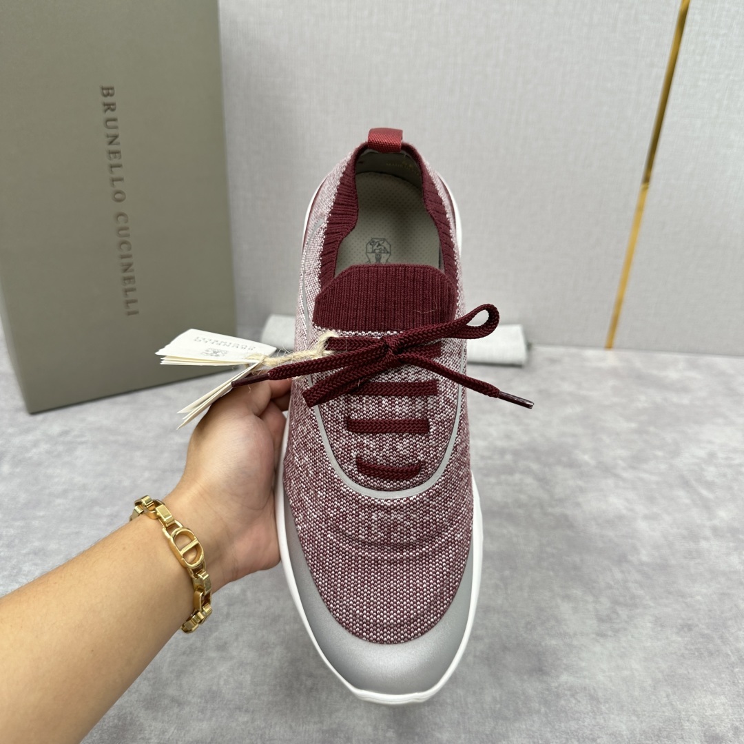 💋💍BC 新品 Brunello Cucinell* 针织运动鞋系列 官方 9,600