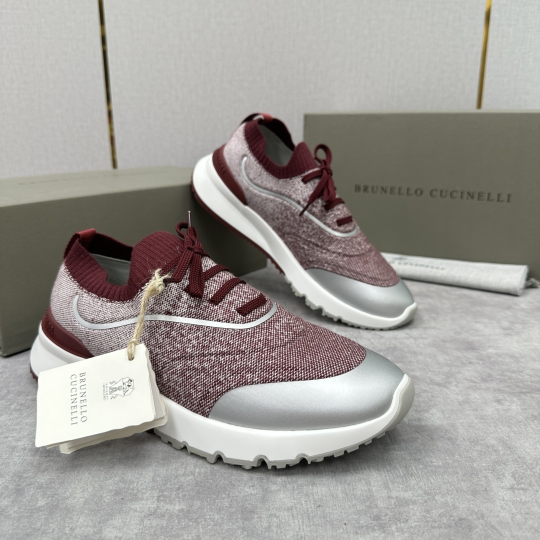 💋💍BC 新品 Brunello Cucinell* 针织运动鞋系列 官方 9,600