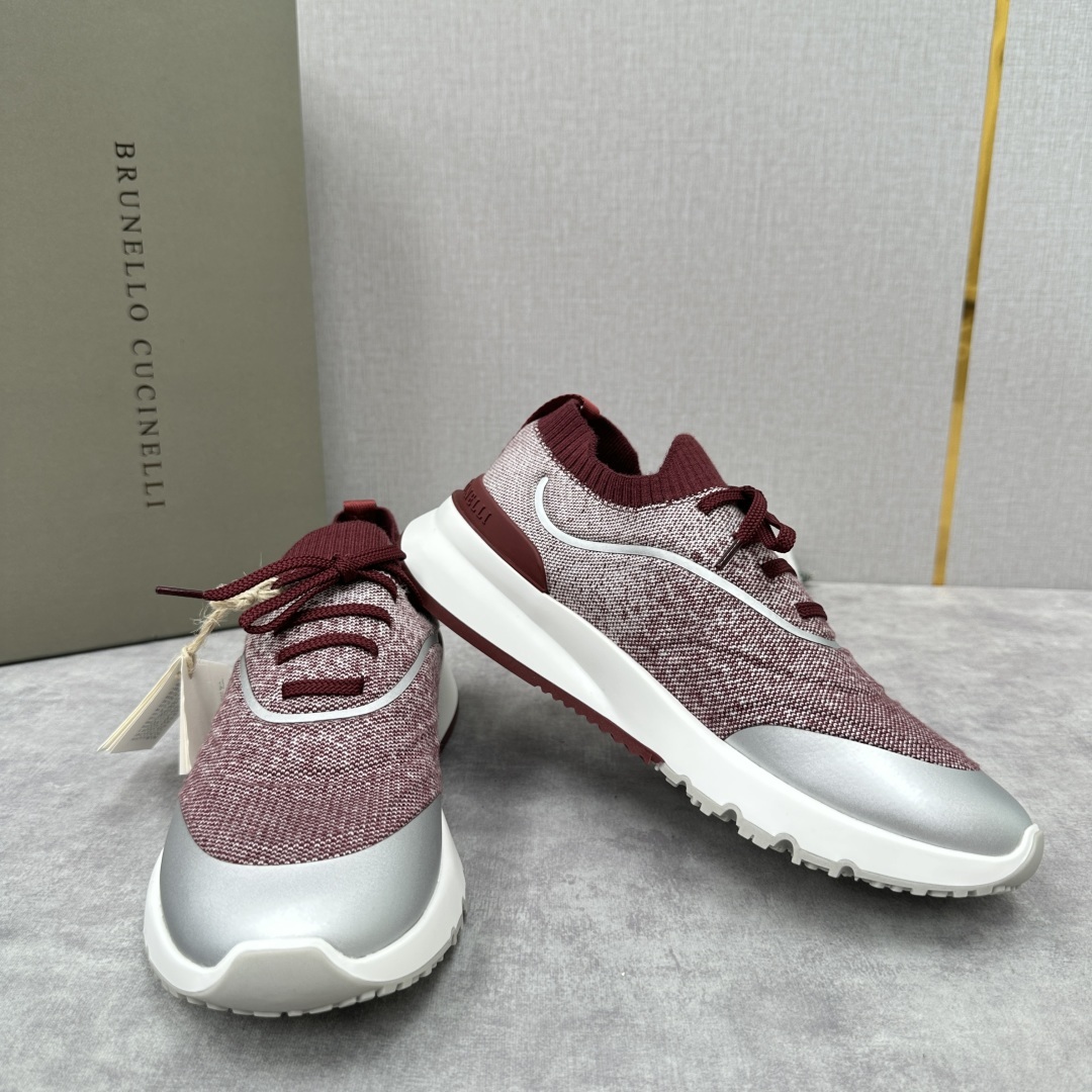 💋💍BC 新品 Brunello Cucinell* 针织运动鞋系列 官方 9,600