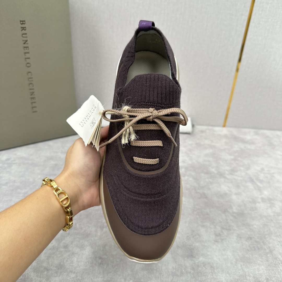 💋💍BC 新品 Brunello Cucinell* 针织运动鞋系列 官方 9,600