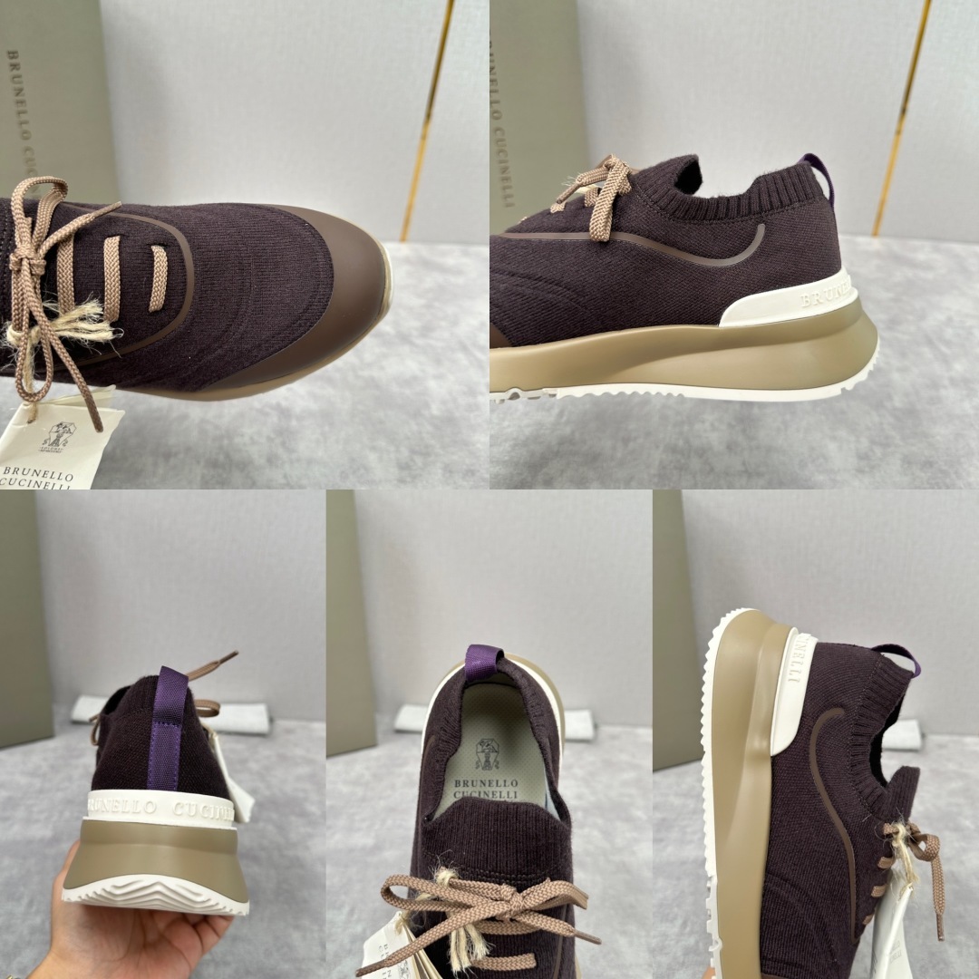 💋💍BC 新品 Brunello Cucinell* 针织运动鞋系列 官方 9,600