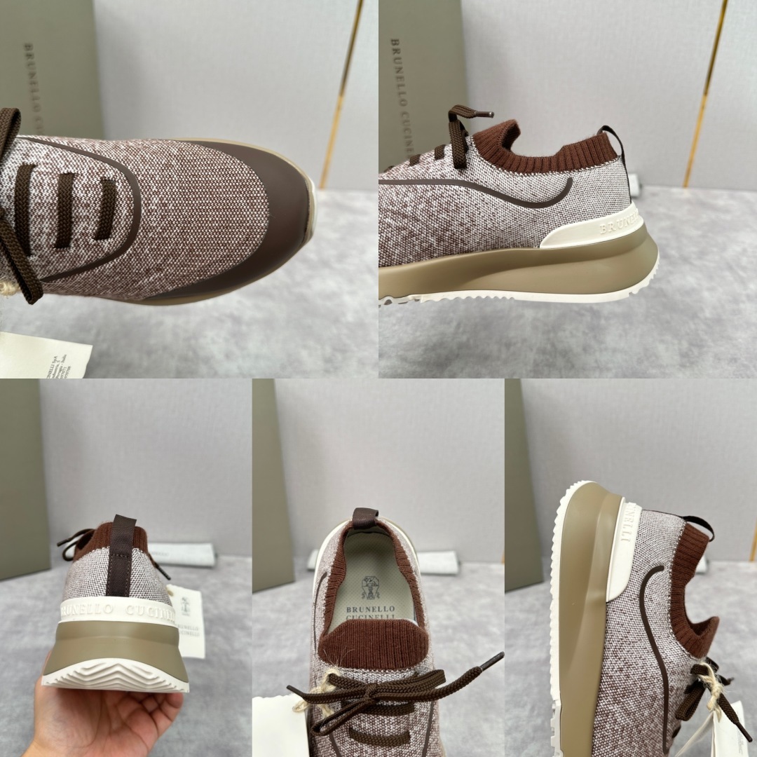 💋💍BC 新品 Brunello Cucinell* 针织运动鞋系列 官方 9,600