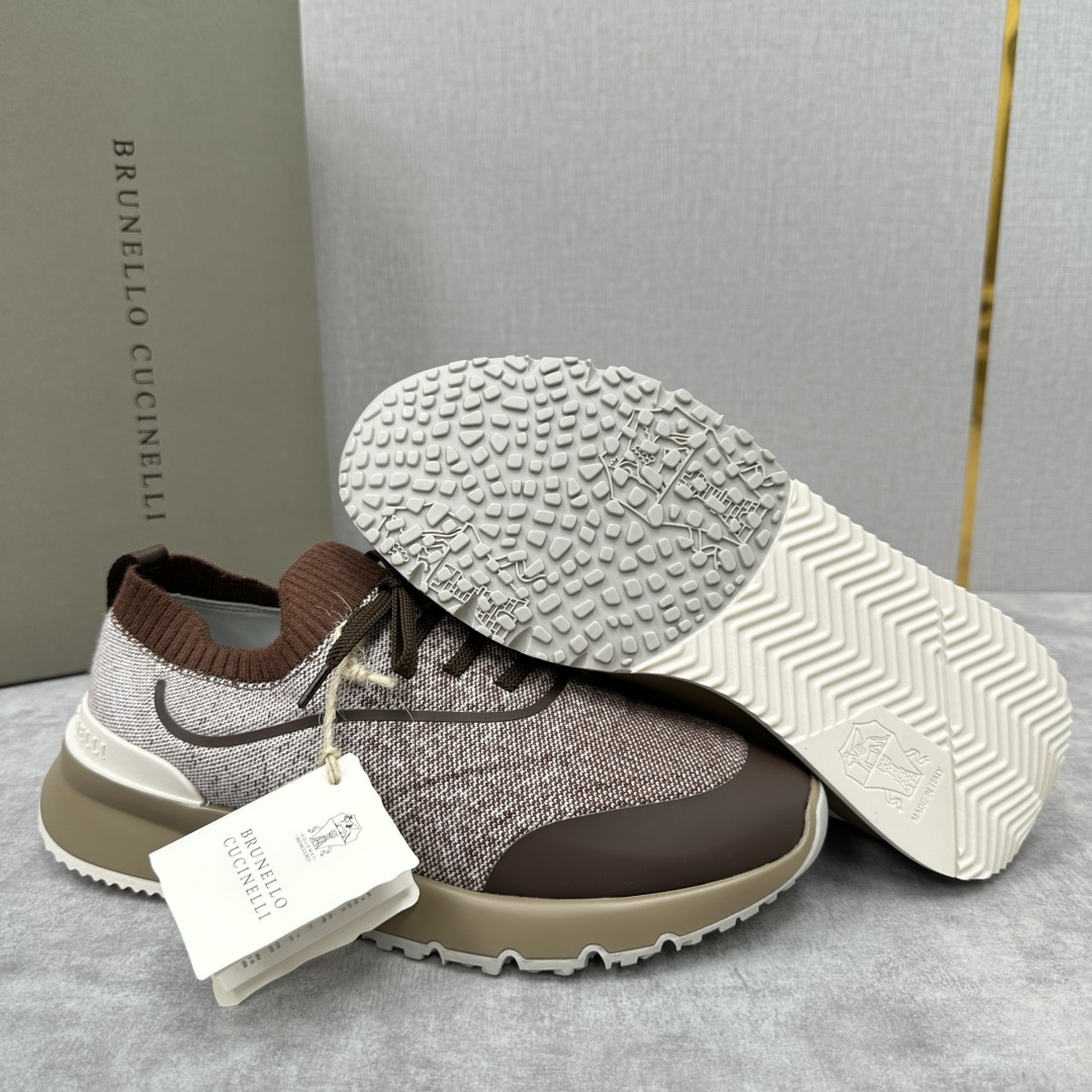 💋💍BC 新品 Brunello Cucinell* 针织运动鞋系列 官方 9,600