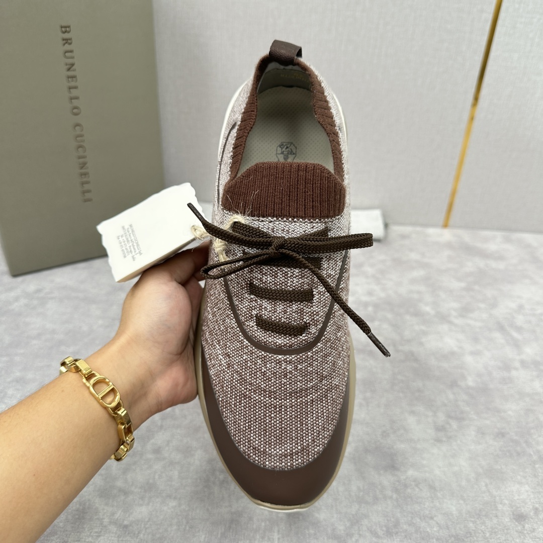 💋💍BC 新品 Brunello Cucinell* 针织运动鞋系列 官方 9,600