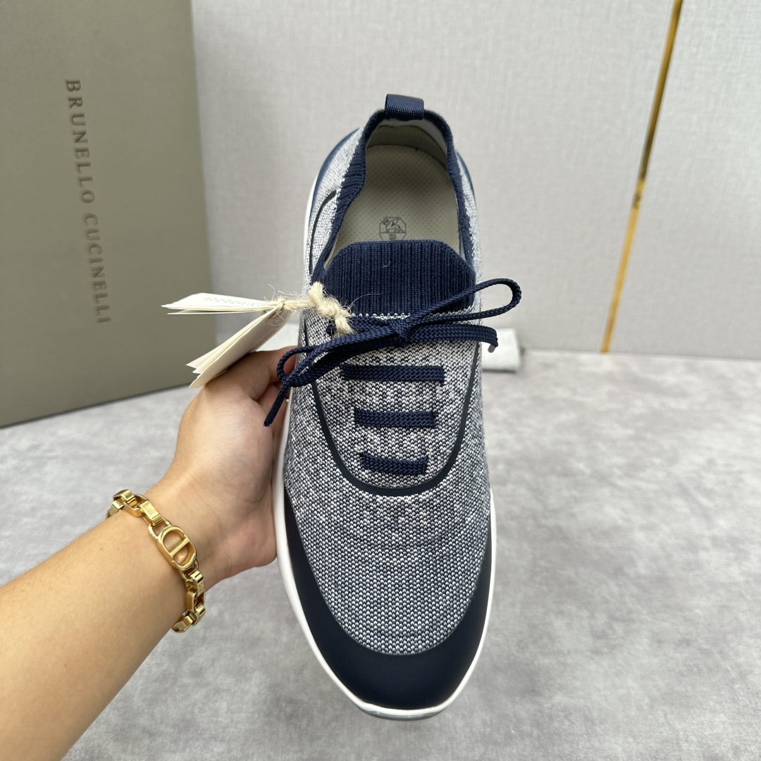 💋💍BC 新品 Brunello Cucinell* 针织运动鞋系列 官方 9,600