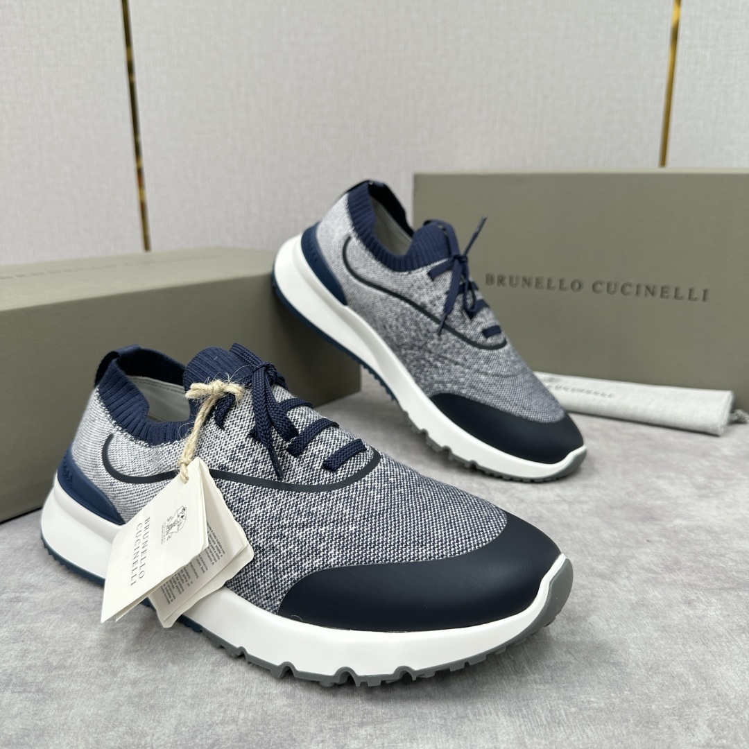 💋💍BC 新品 Brunello Cucinell* 针织运动鞋系列 官方 9,600