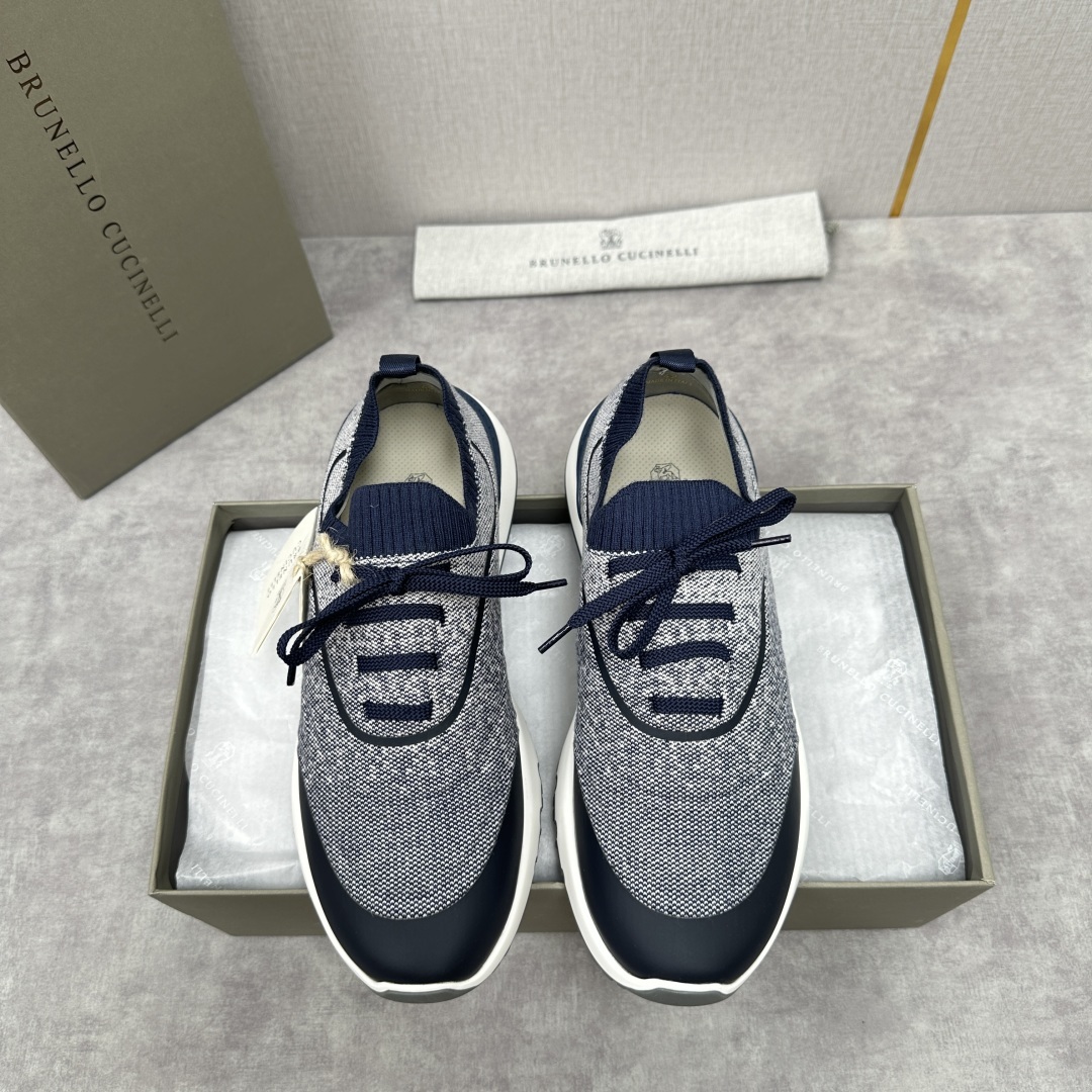 💋💍BC 新品 Brunello Cucinell* 针织运动鞋系列 官方 9,600