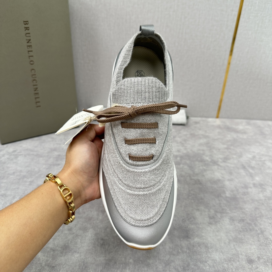 💋💍BC 新品 Brunello Cucinell* 针织运动鞋系列 官方 9,600