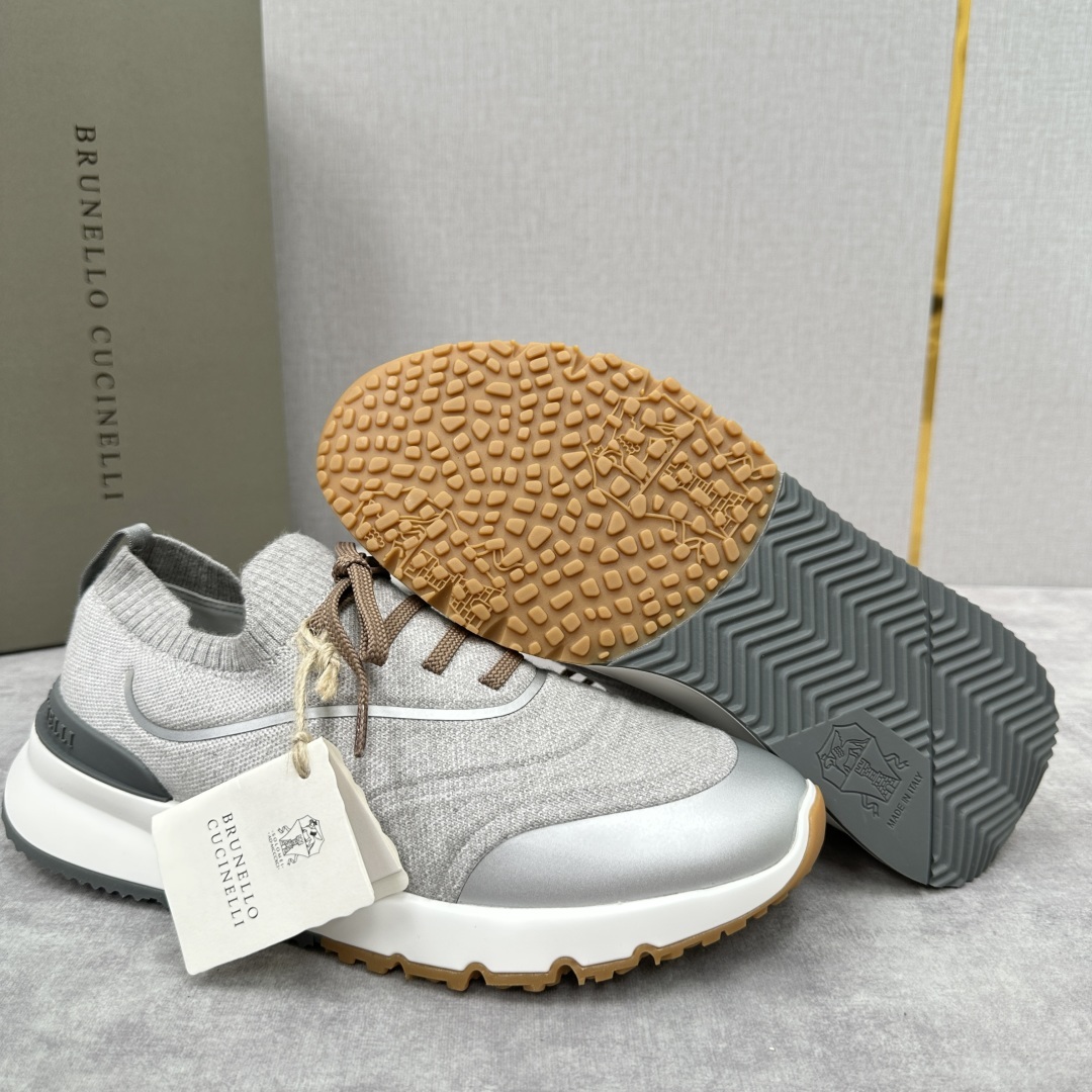💋💍BC 新品 Brunello Cucinell* 针织运动鞋系列 官方 9,600