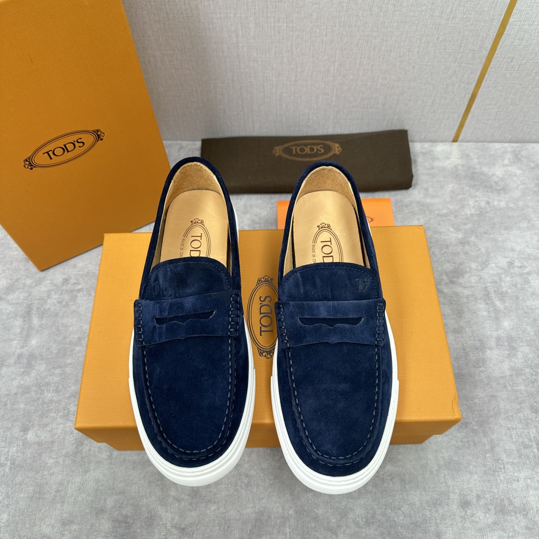 💋💍TOD*S   托德-斯   新款男士乐福鞋  懒人鞋驾车鞋    原材料猛货，采用翻毛皮革制作，纹