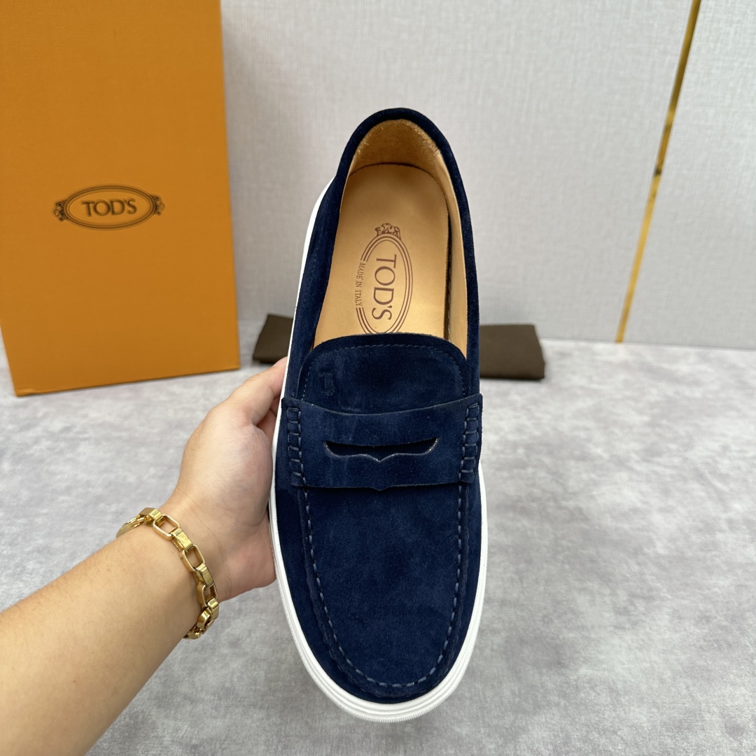 💋💍TOD*S   托德-斯   新款男士乐福鞋  懒人鞋驾车鞋    原材料猛货，采用翻毛皮革制作，纹