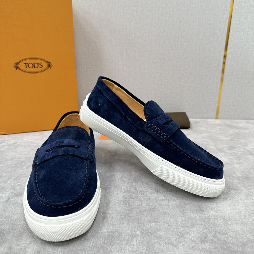 💋💍TOD*S   托德-斯   新款男士乐福鞋  懒人鞋驾车鞋    原材料猛货，采用翻毛皮革制作，纹
