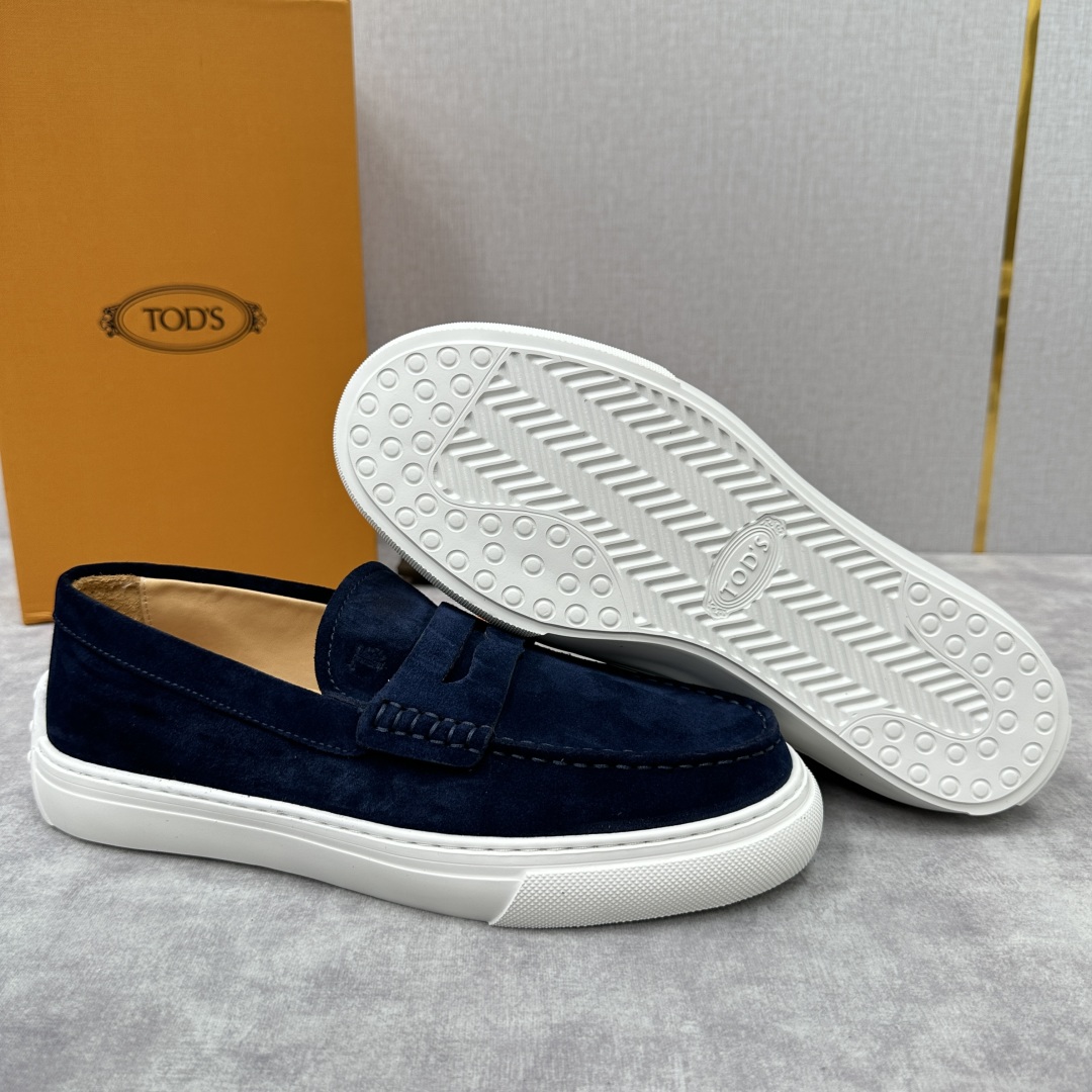💋💍TOD*S   托德-斯   新款男士乐福鞋  懒人鞋驾车鞋    原材料猛货，采用翻毛皮革制作，纹