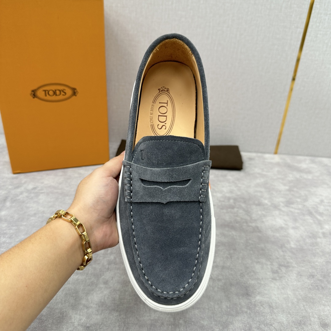 💋💍TOD*S   托德-斯   新款男士乐福鞋  懒人鞋驾车鞋    原材料猛货，采用翻毛皮革制作，纹