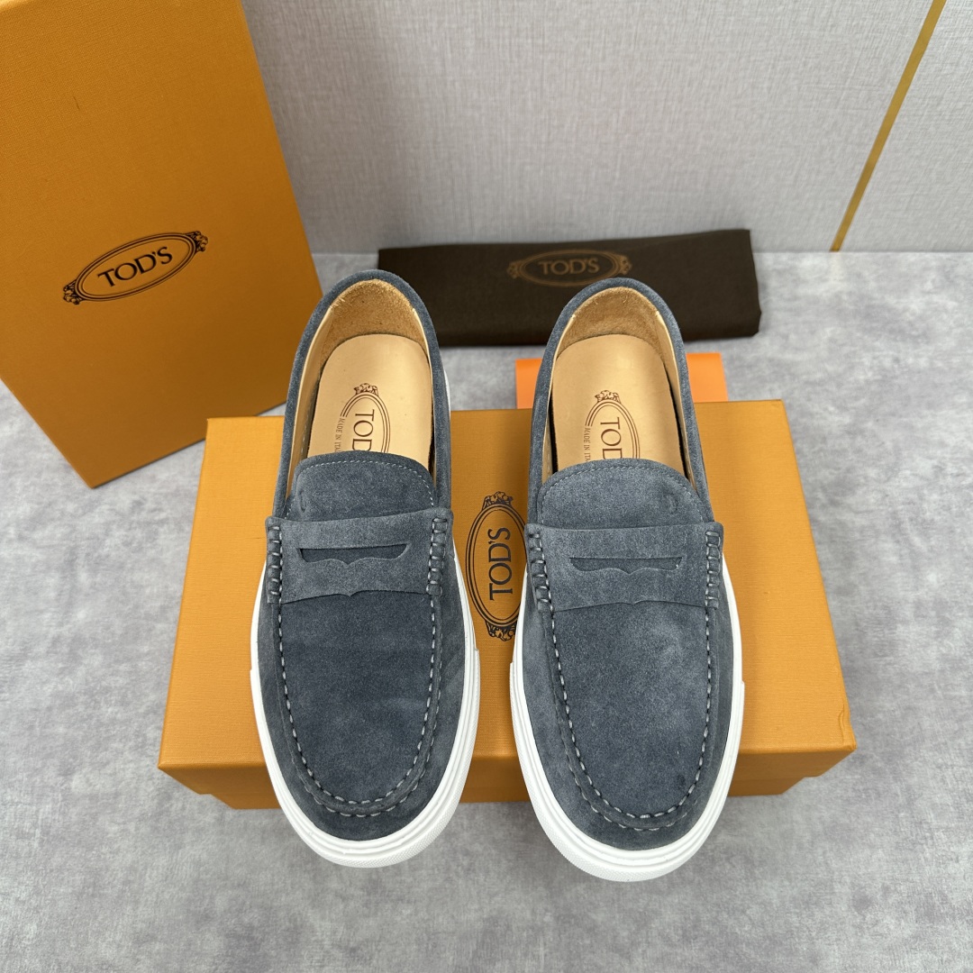 💋💍TOD*S   托德-斯   新款男士乐福鞋  懒人鞋驾车鞋    原材料猛货，采用翻毛皮革制作，纹