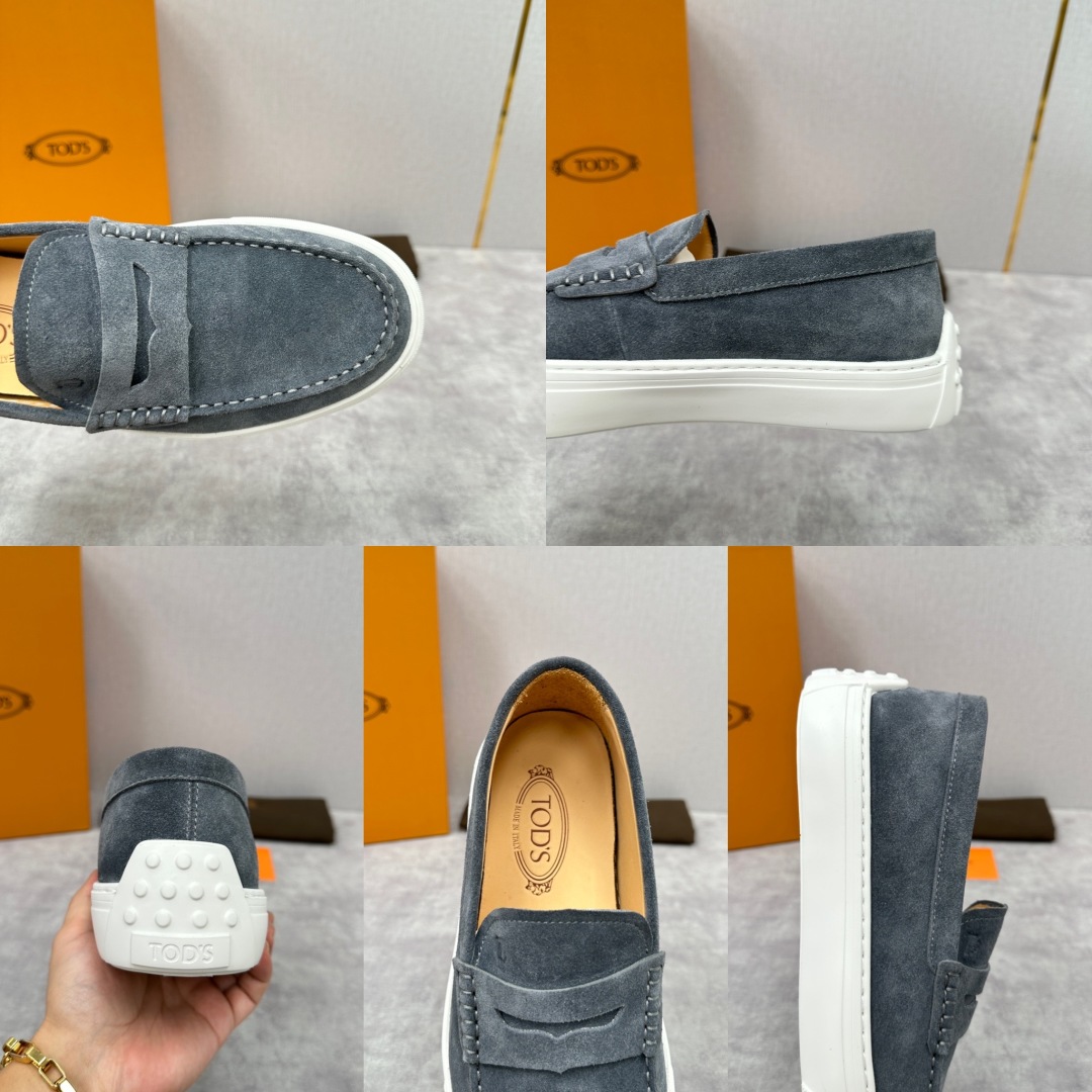 💋💍TOD*S   托德-斯   新款男士乐福鞋  懒人鞋驾车鞋    原材料猛货，采用翻毛皮革制作，纹