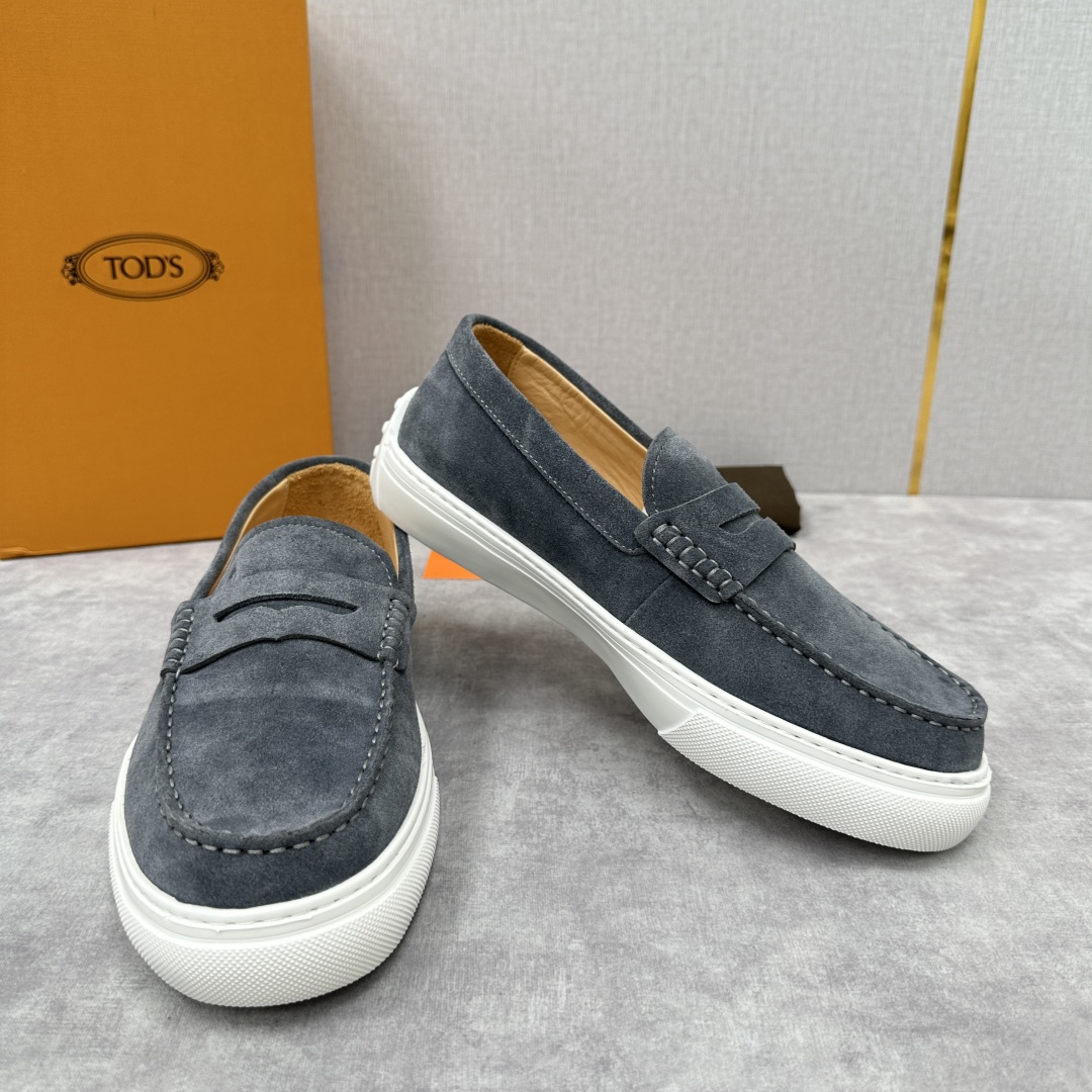 💋💍TOD*S   托德-斯   新款男士乐福鞋  懒人鞋驾车鞋    原材料猛货，采用翻毛皮革制作，纹