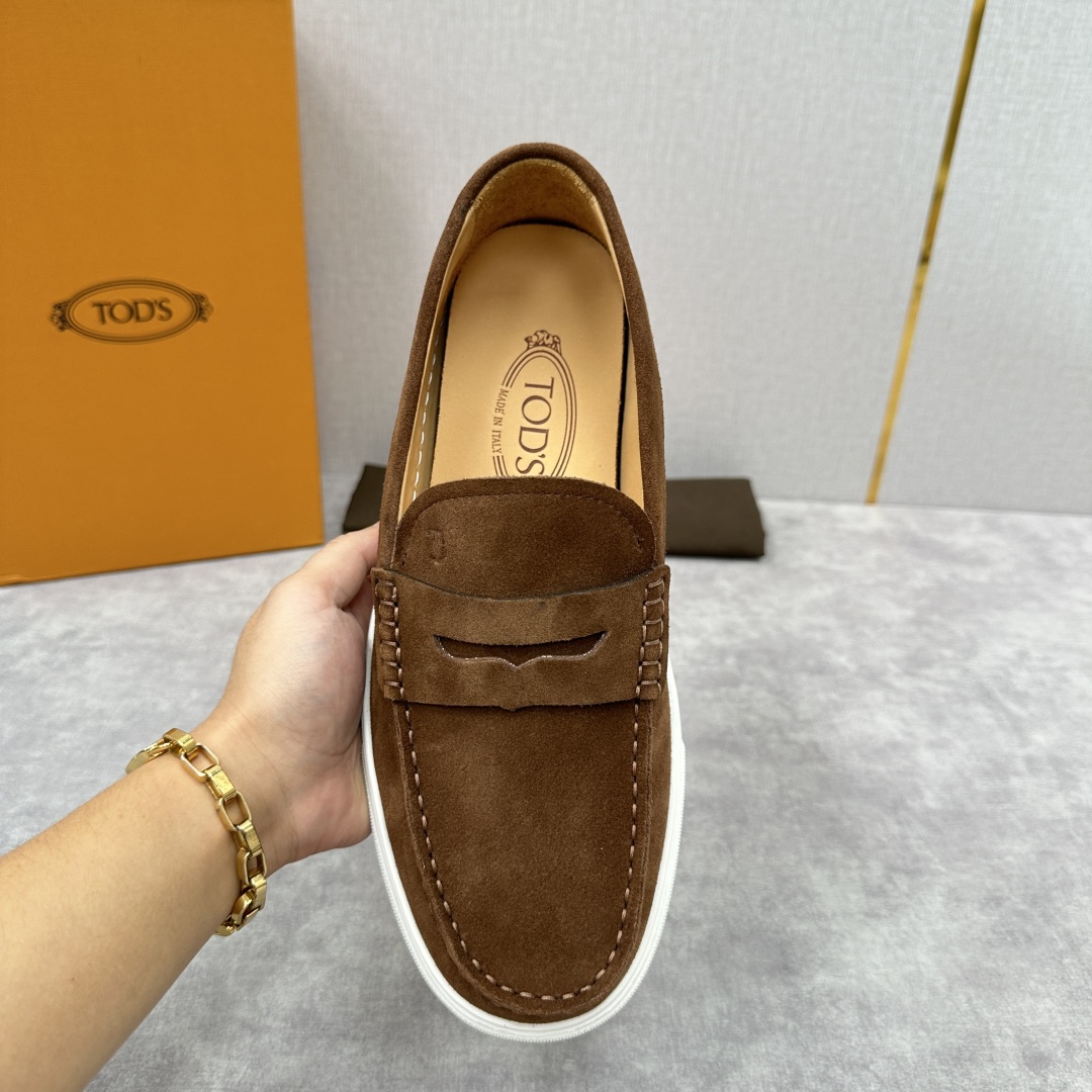💋💍TOD*S   托德-斯   新款男士乐福鞋  懒人鞋驾车鞋    原材料猛货，采用翻毛皮革制作，纹
