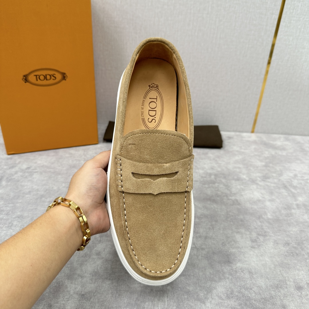 💋💍TOD*S   托德-斯   新款男士乐福鞋  懒人鞋驾车鞋    原材料猛货，采用翻毛皮革制作，纹