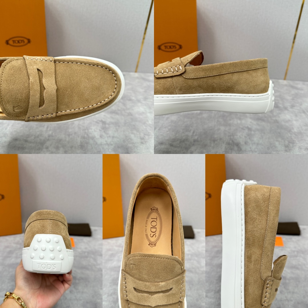 💋💍TOD*S   托德-斯   新款男士乐福鞋  懒人鞋驾车鞋    原材料猛货，采用翻毛皮革制作，纹